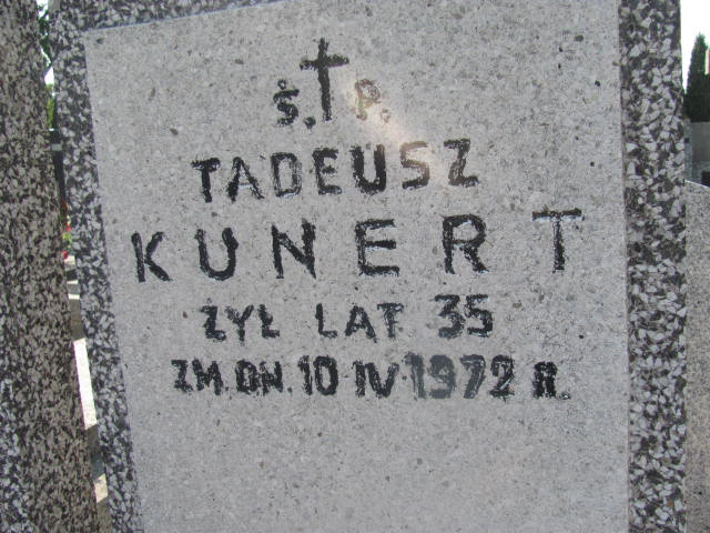 Tadeusz Kunert 1936 Warszawa Włochy - Grobonet - Wyszukiwarka osób pochowanych