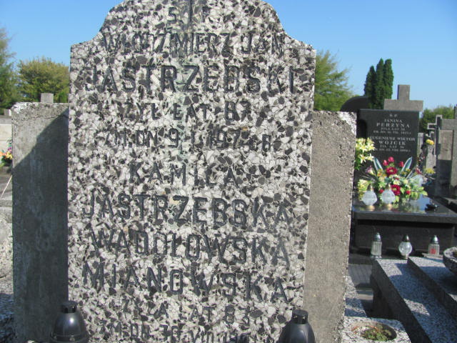 Kamila Jastrzębska Wądołowska Mi 1898 Warszawa Włochy - Grobonet - Wyszukiwarka osób pochowanych