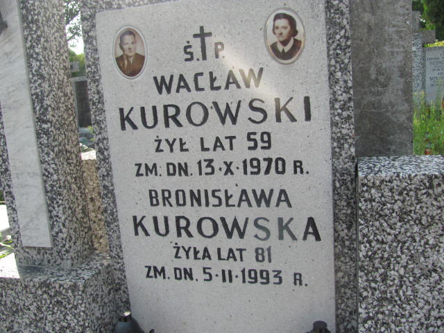 Bronisława Kurowska 1911 Warszawa Włochy - Grobonet - Wyszukiwarka osób pochowanych