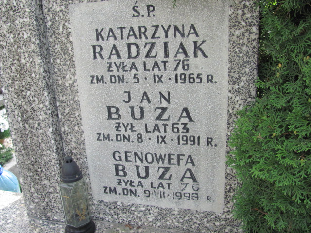 Jan BUZA 1928 Warszawa Włochy - Grobonet - Wyszukiwarka osób pochowanych