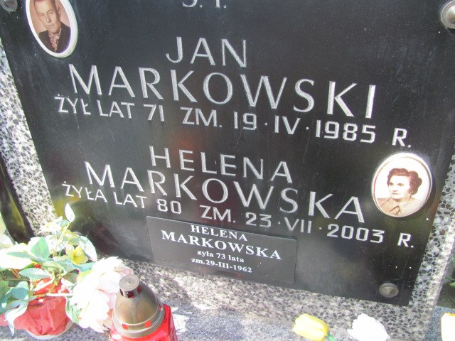 Helena Markowska 1923 Warszawa Włochy - Grobonet - Wyszukiwarka osób pochowanych