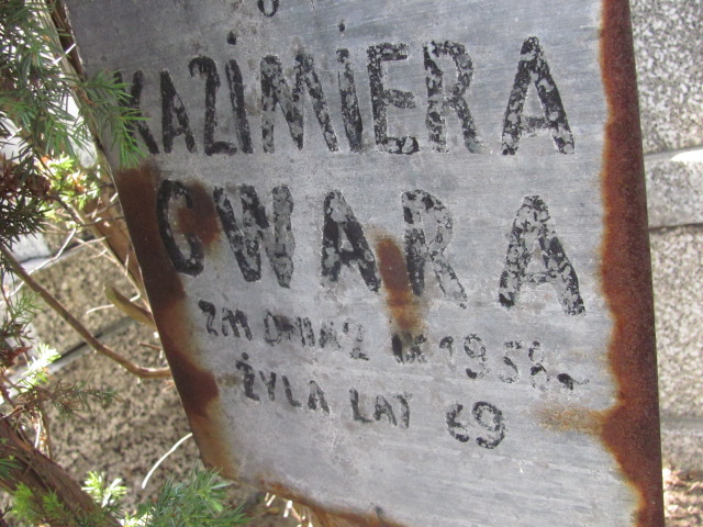 Kazimiera Gwara 1889 Warszawa Włochy - Grobonet - Wyszukiwarka osób pochowanych