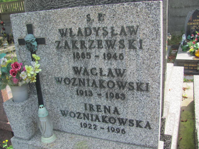 Władysław Zakrzewski 1885 Warszawa Włochy - Grobonet - Wyszukiwarka osób pochowanych