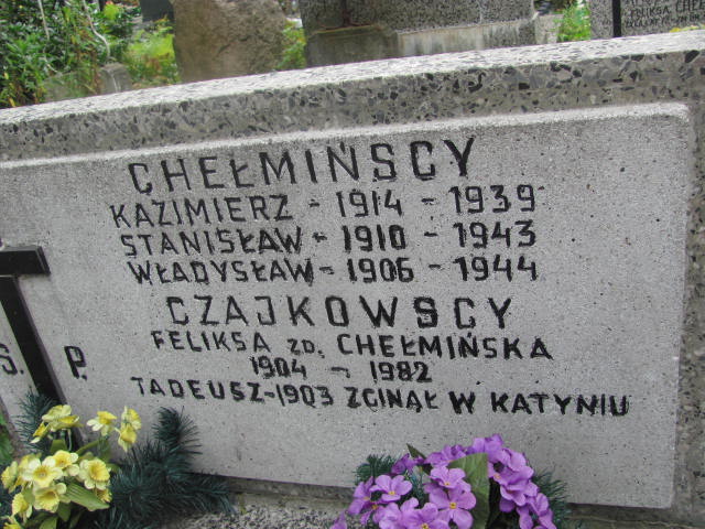 Feliksa Czajkowska 1904 Warszawa Włochy - Grobonet - Wyszukiwarka osób pochowanych