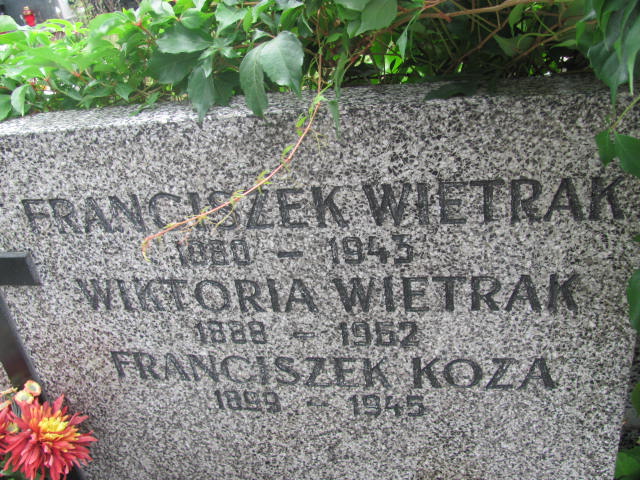Wiktoria Wietrak 1888 Warszawa Włochy - Grobonet - Wyszukiwarka osób pochowanych