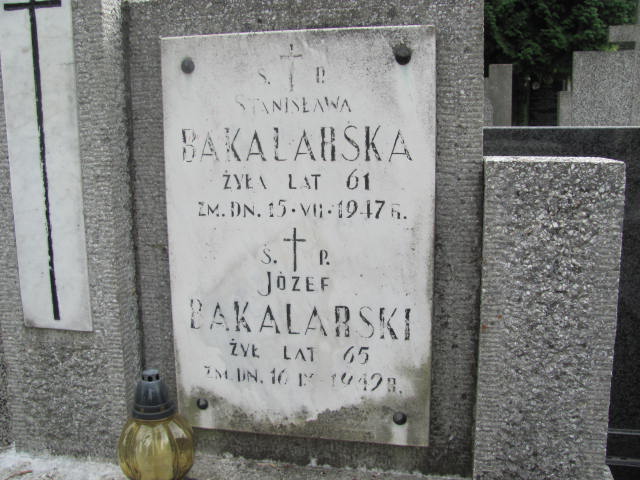 Stanisława Bakalarska 1885 Warszawa Włochy - Grobonet - Wyszukiwarka osób pochowanych