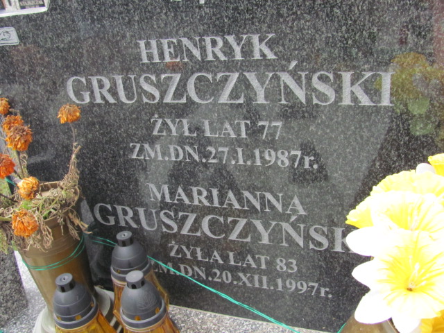 Marianna Gruszczyńska 1914 Warszawa Włochy - Grobonet - Wyszukiwarka osób pochowanych